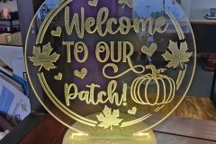 Etched Plastic Illuminated
