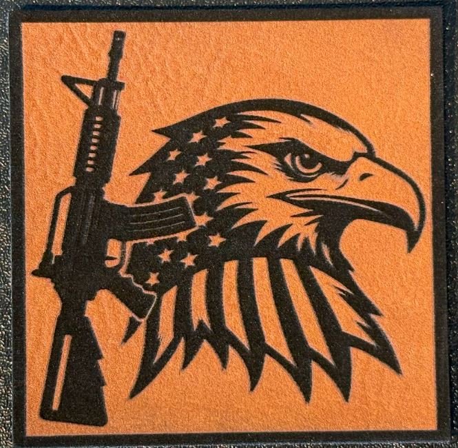 Patriotic Eagle head Patch