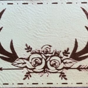 Antlers with Flowers Patch