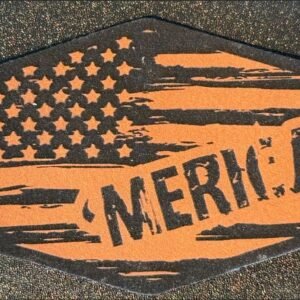 'Merica in Flag Patch