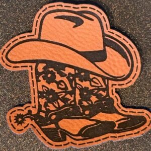 Cowgirl Boots & Hat Patch