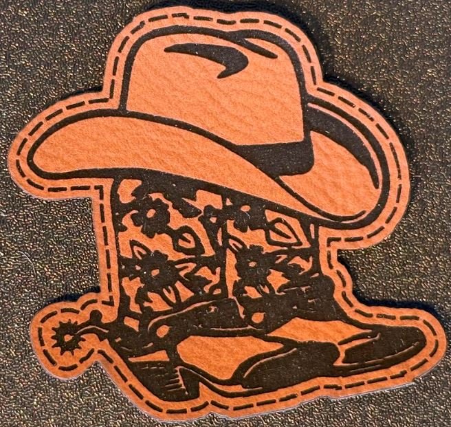 Cowgirl Boots & Hat Patch