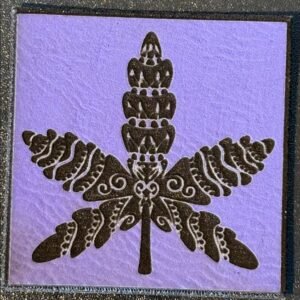 Cannabis Leaf Motif Patch